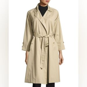 FRAME Classic Trench Coat in Camel Size L